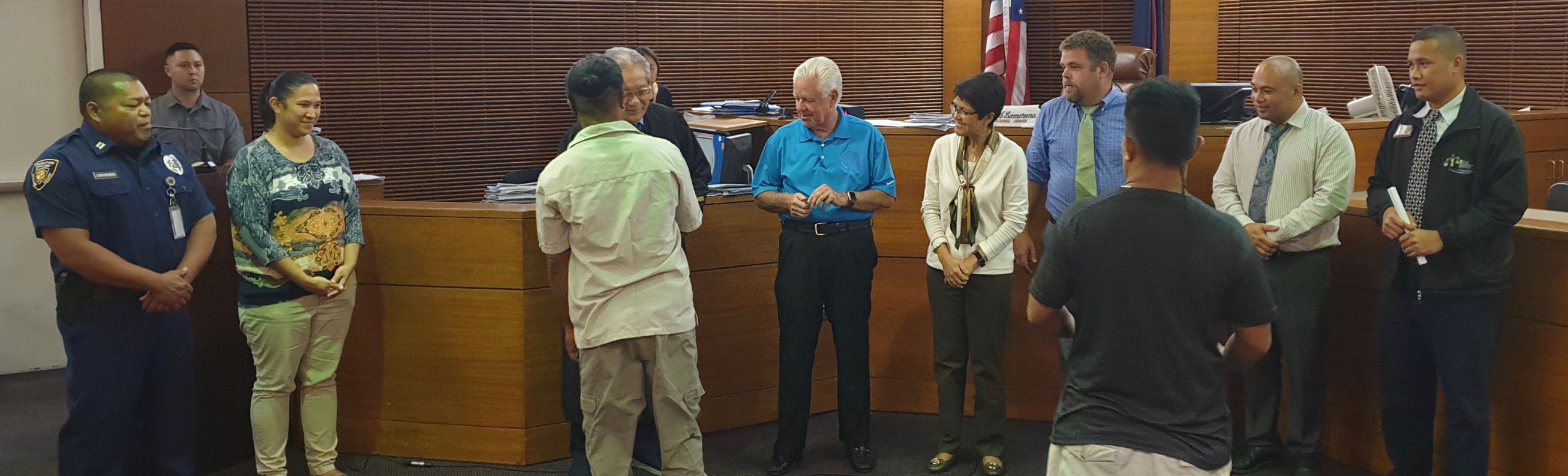 2 graduate from DWI Treatment Court Program